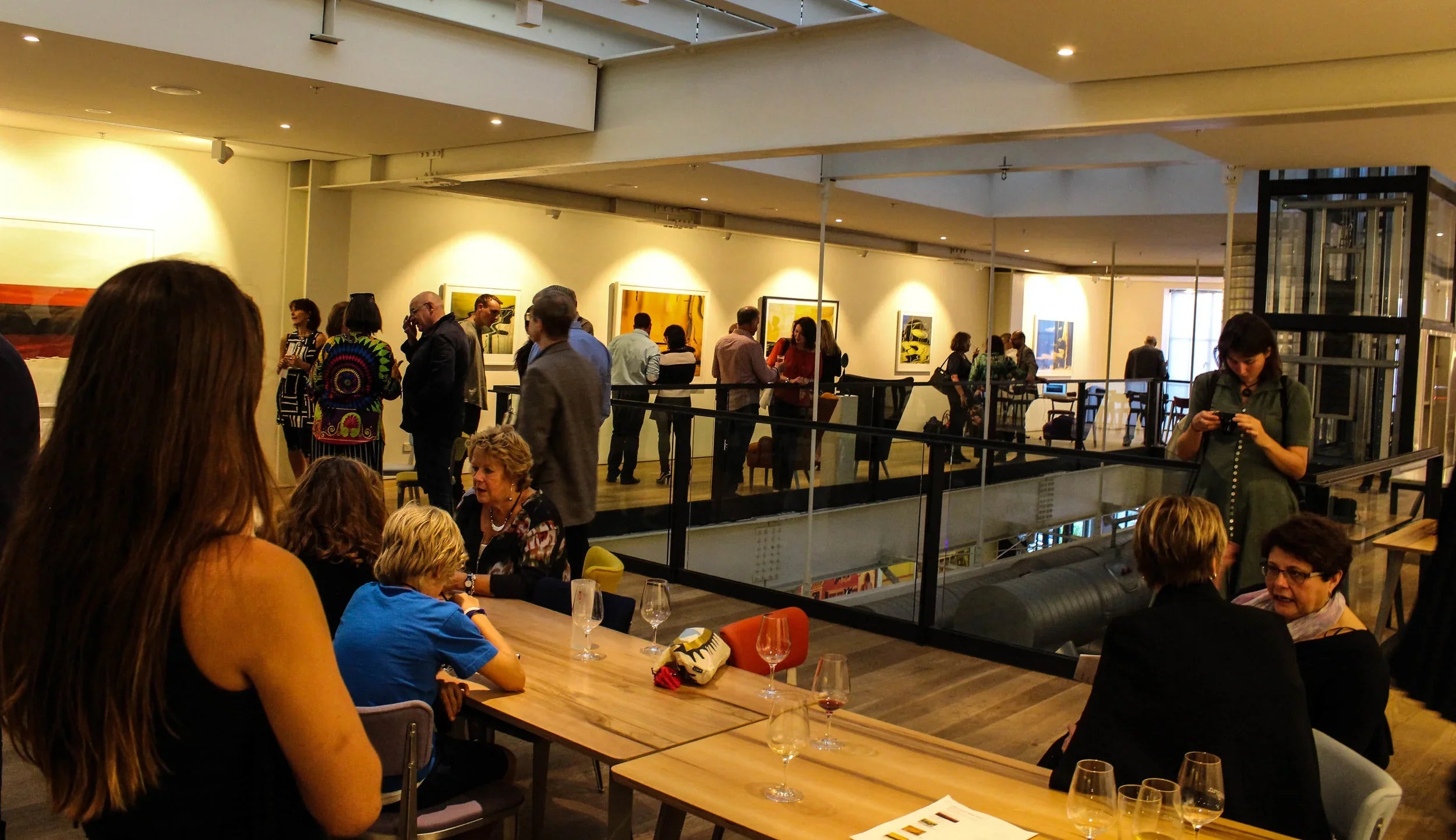 Paintings On Water Exhibition Opening Sagra Gallery, Melbourne Australia