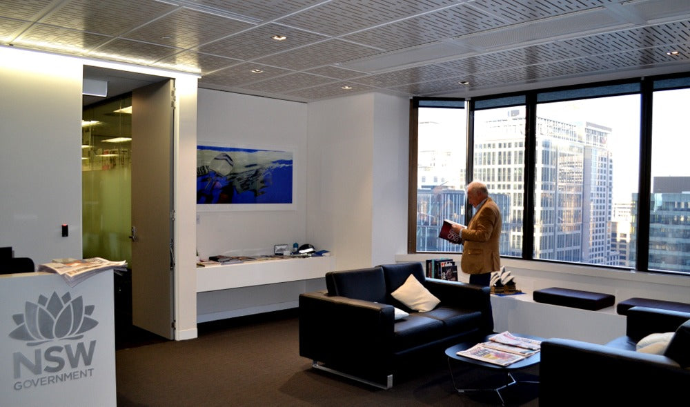 NSW Minister for the Arts Selects Paddle On Blue Water