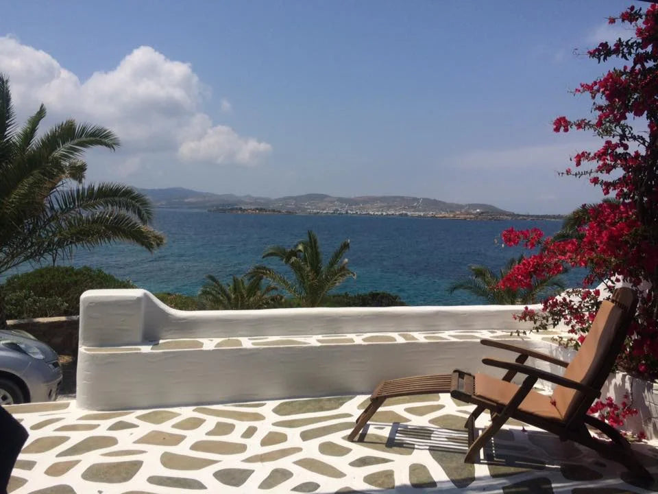 Unfinished Surface: Blue finds a wall in Paros, Greece