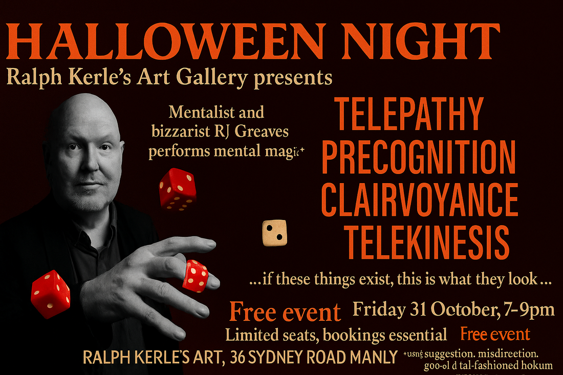 Art Aperitifs Presents: Strange A.F. - An Evening of Mental Magic with RJ Greaves