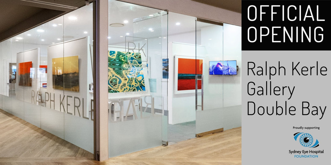 Ralph Kerle opens exclusive gallery in Double Bay, announces partnership with Sydney Eye Hospital Foundation