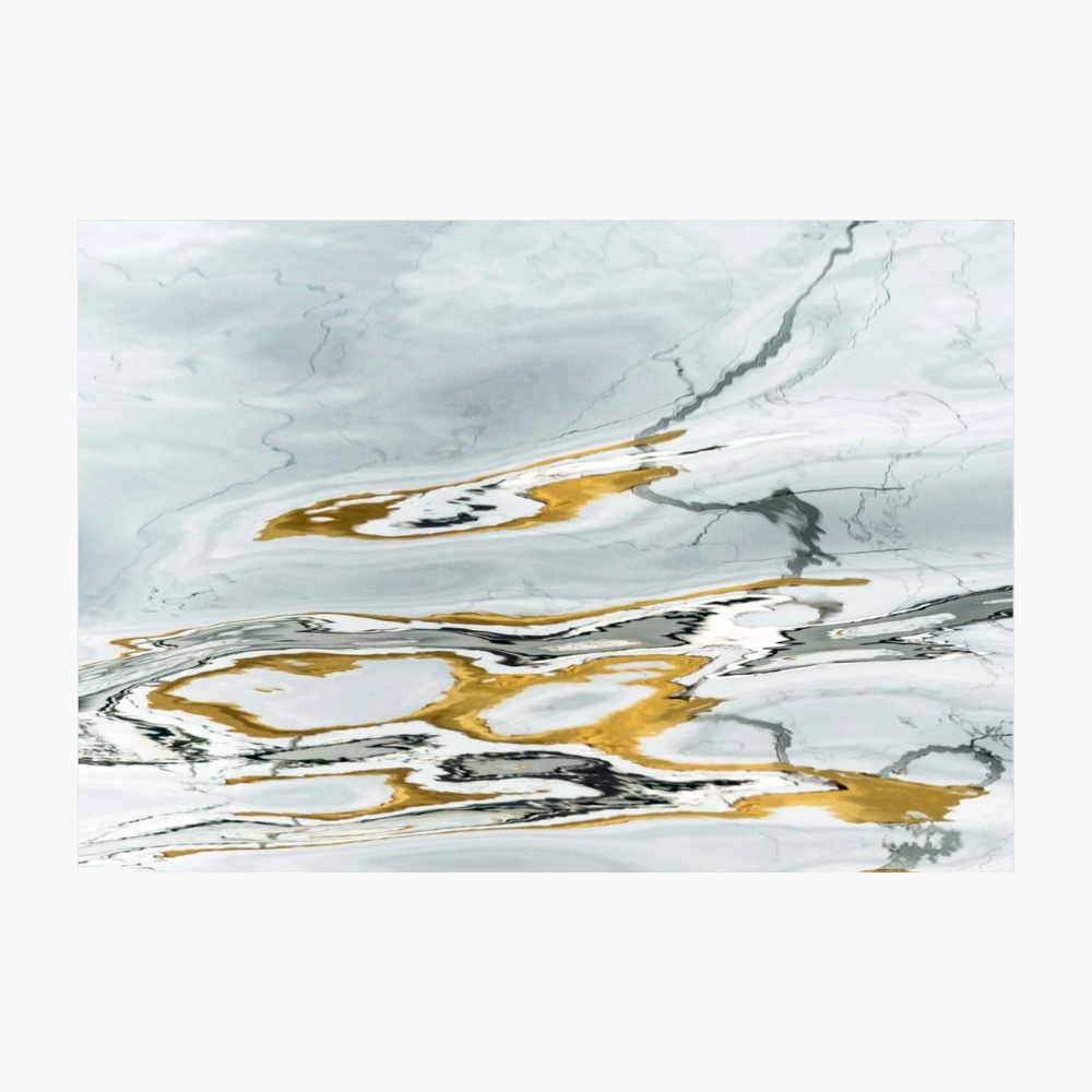 Yellow Dance Notation 3 - Urban Reflections artwork by Ralph Kerle, neutral composition