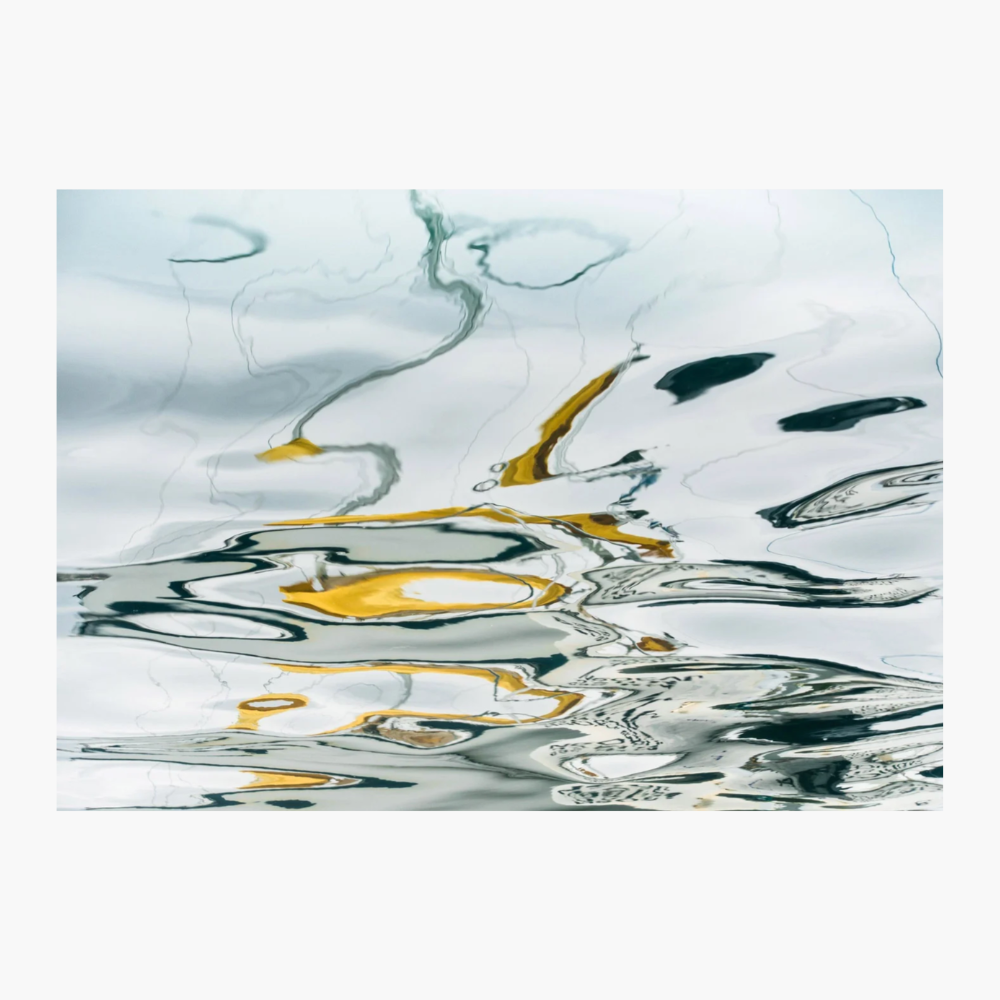 Yellow Dance Notation 1 - Urban Reflections artwork by Ralph Kerle, neutral composition