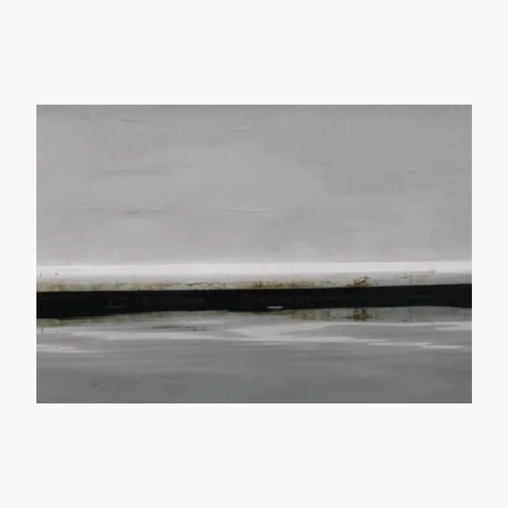 The Grey Line - Aerial & Earth artwork by Ralph Kerle, neutral composition