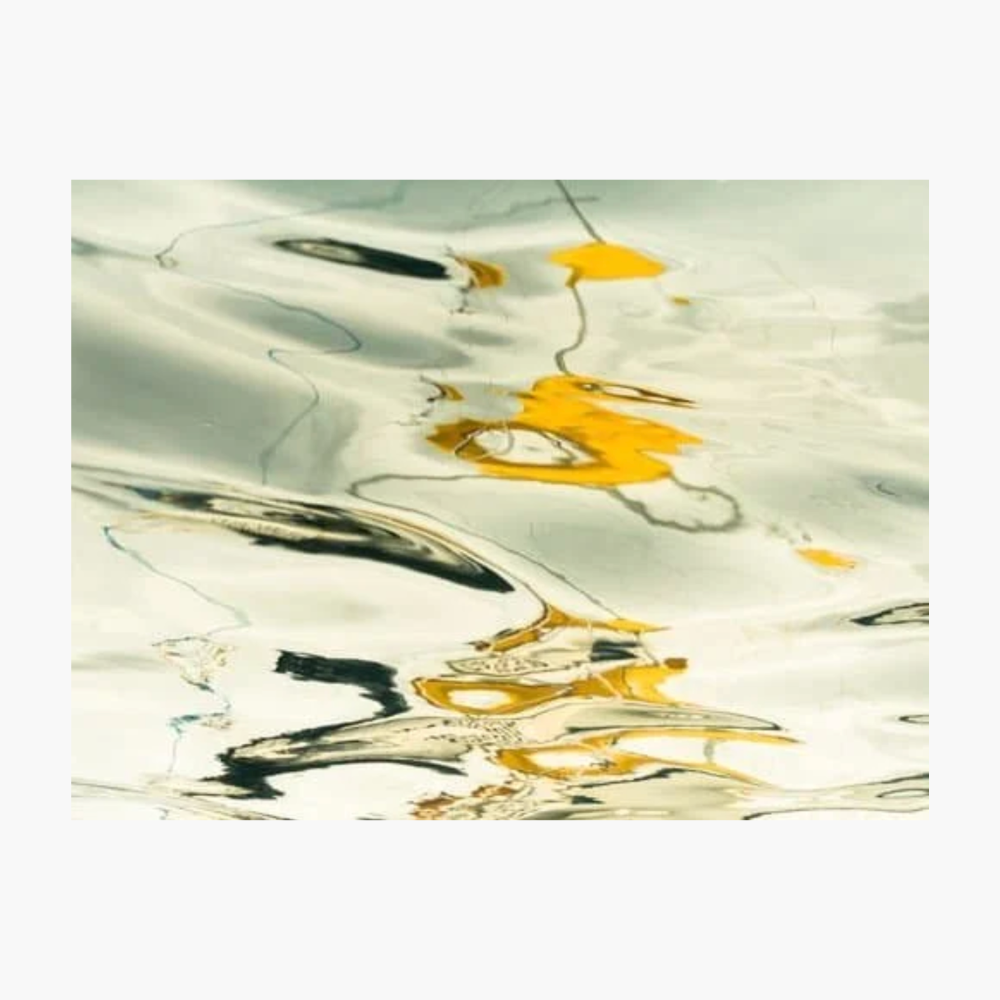 Yellow Dance Notation 2 - Urban Reflections artwork by Ralph Kerle, neutral composition