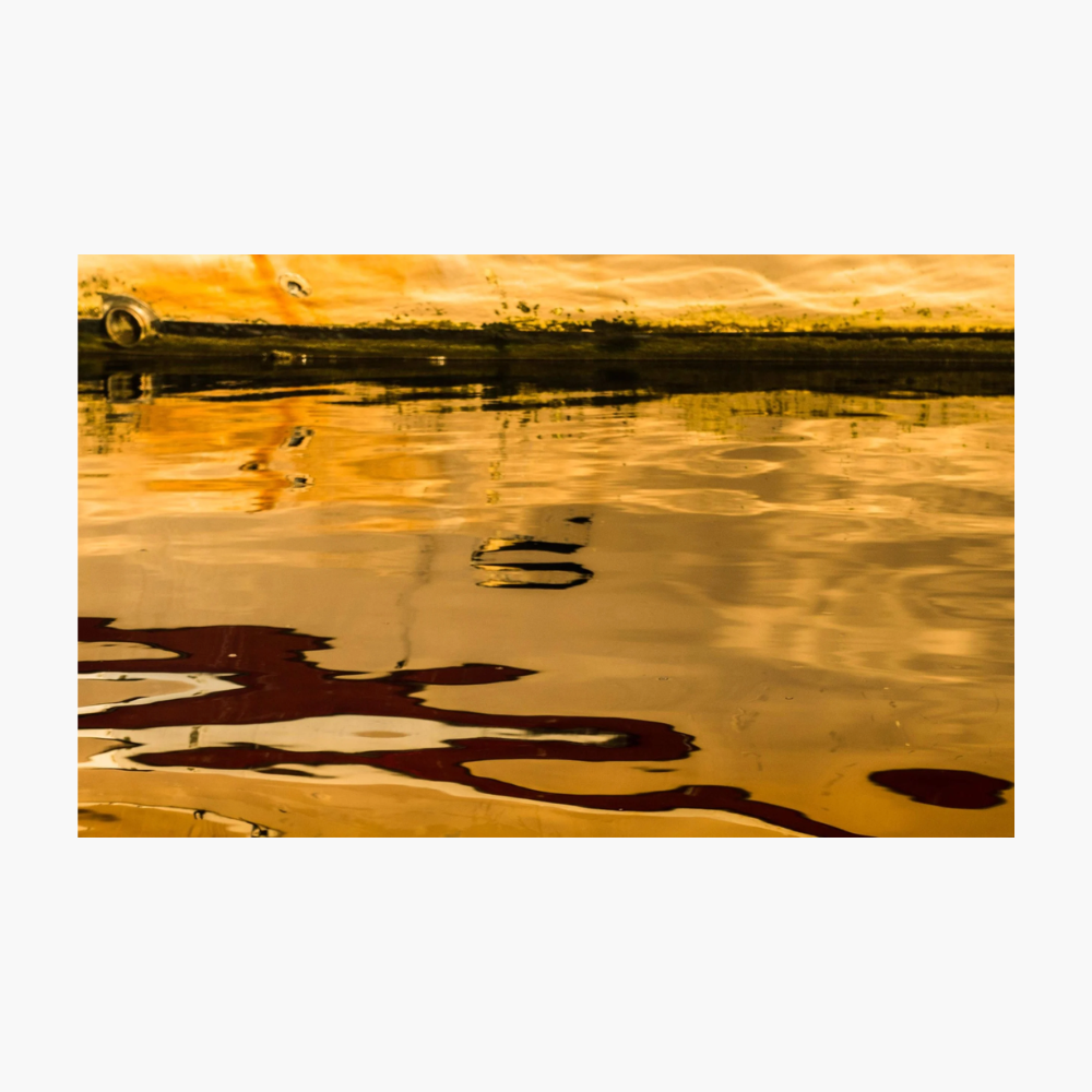 S for Surface - Urban Reflections artwork by Ralph Kerle, warm composition