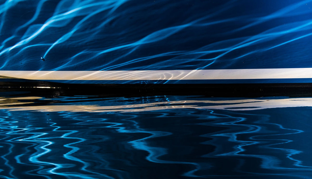 Clearing the Inner Blueness - Objet D'Arte - Aerial & Earth artwork by Ralph Kerle, cool composition