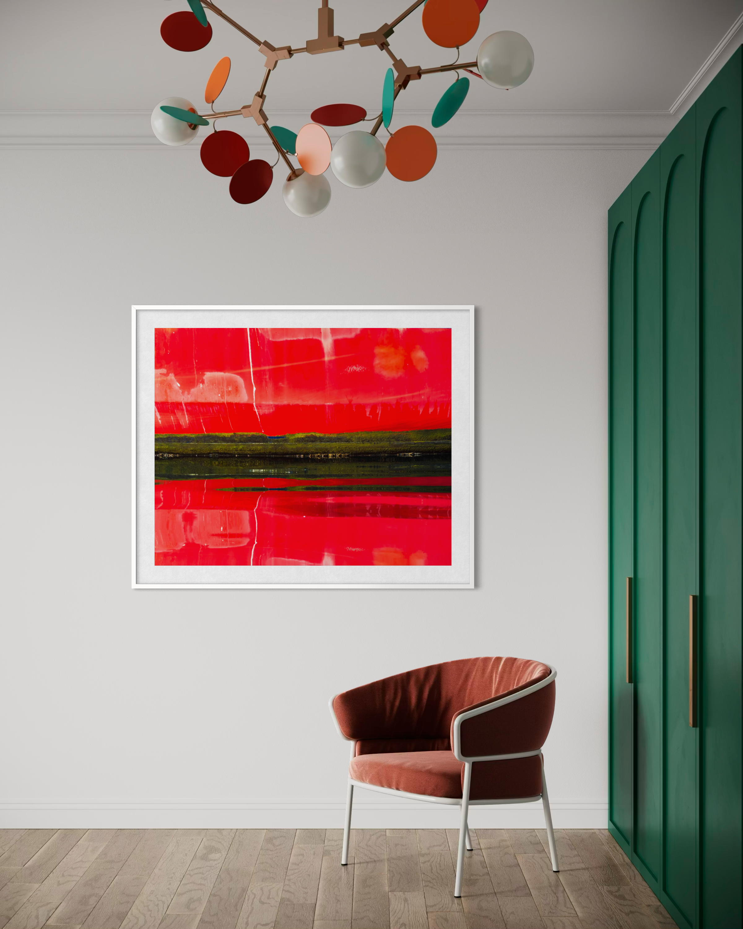 Unfinished Surface: Red