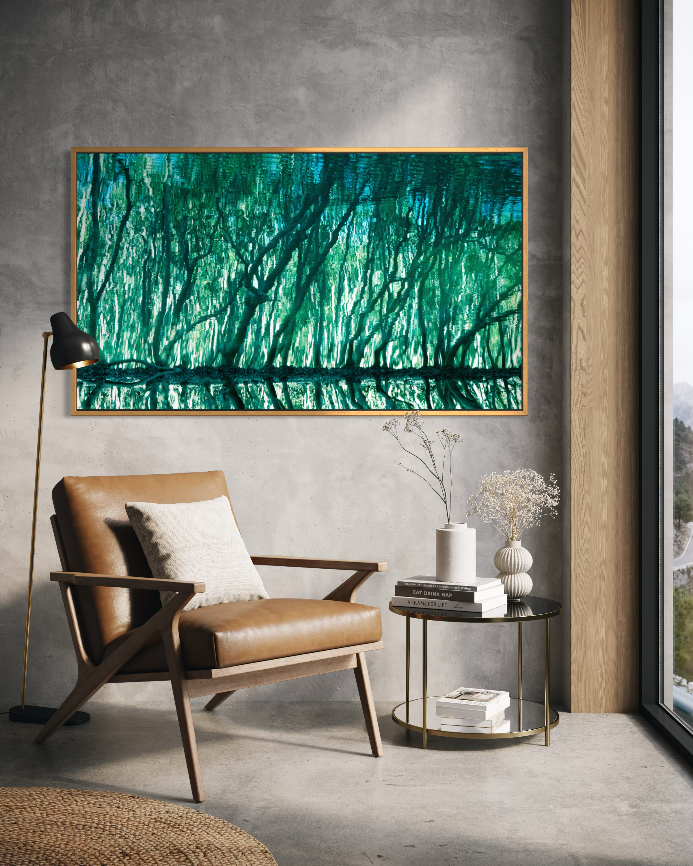 Treecolour by Ralph Kerle displayed in situ, view 1.