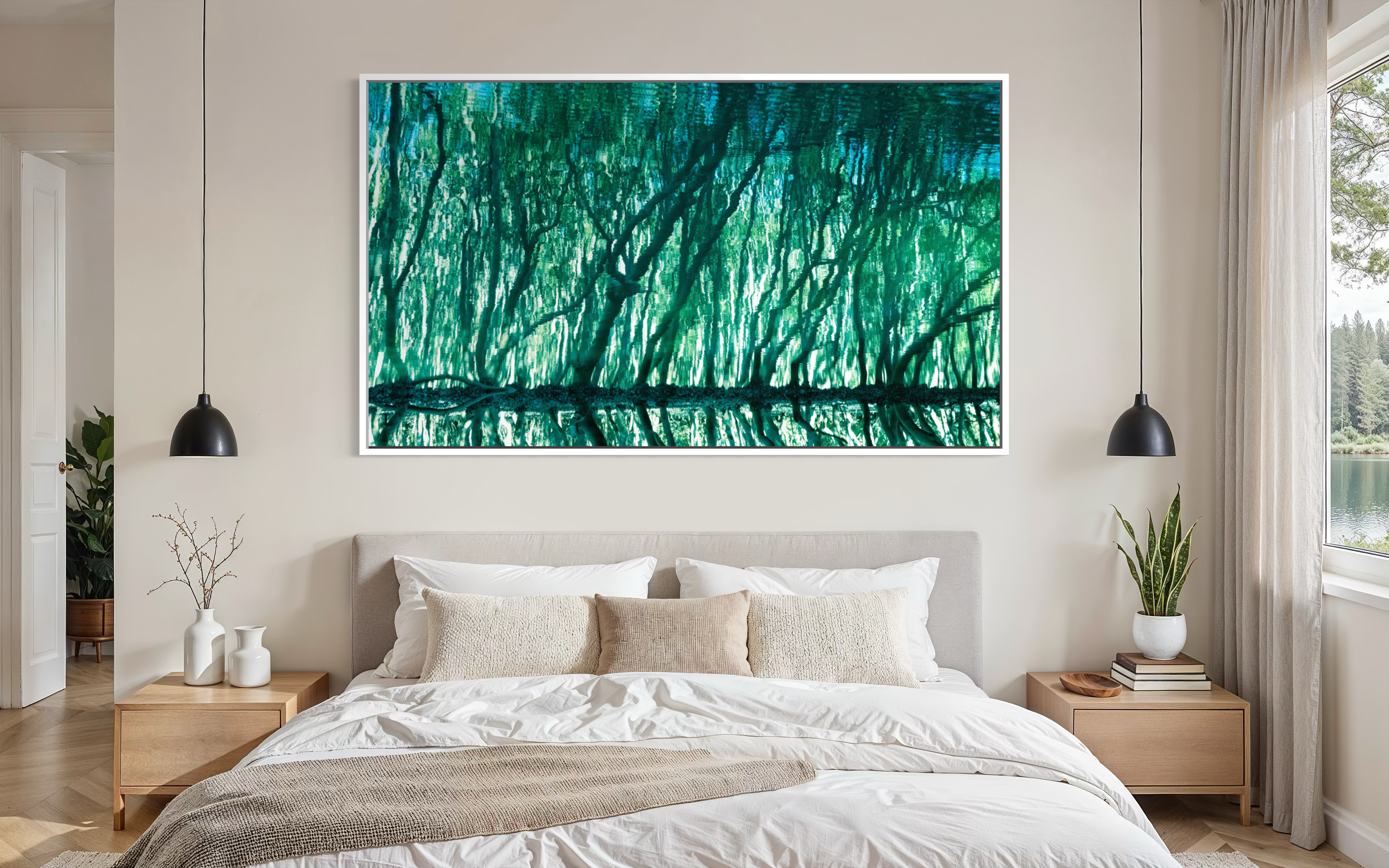Treecolour by Ralph Kerle displayed in situ, view 2.