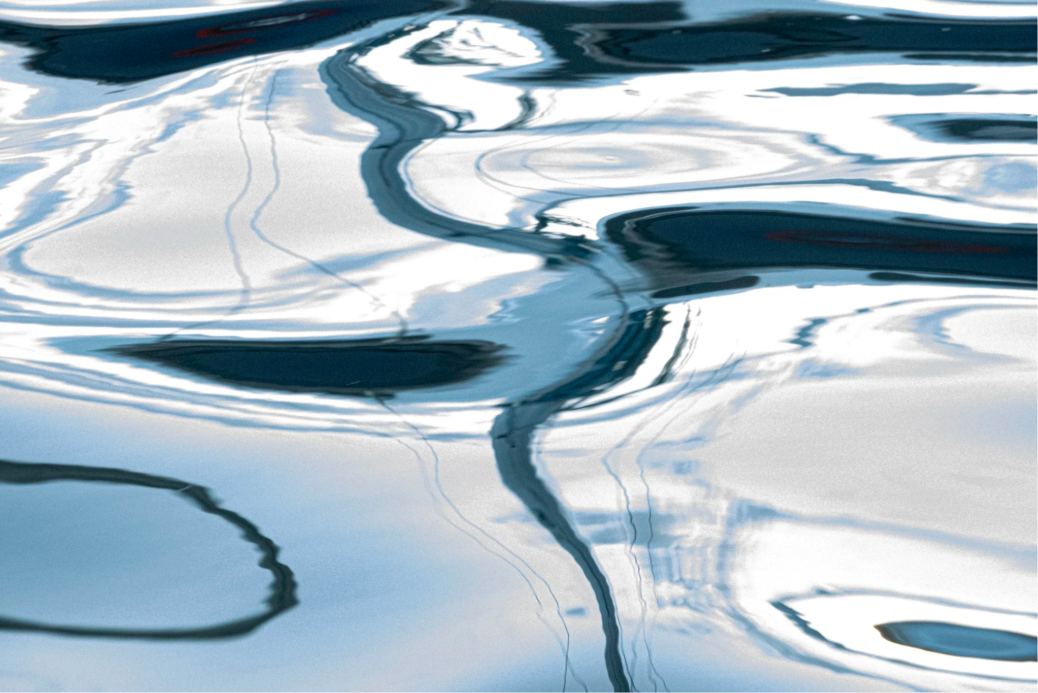 Ripples on water surface