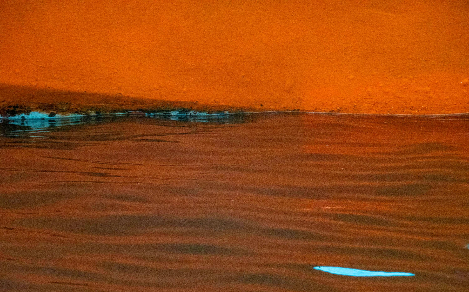 Wet sand with ripples on a beach