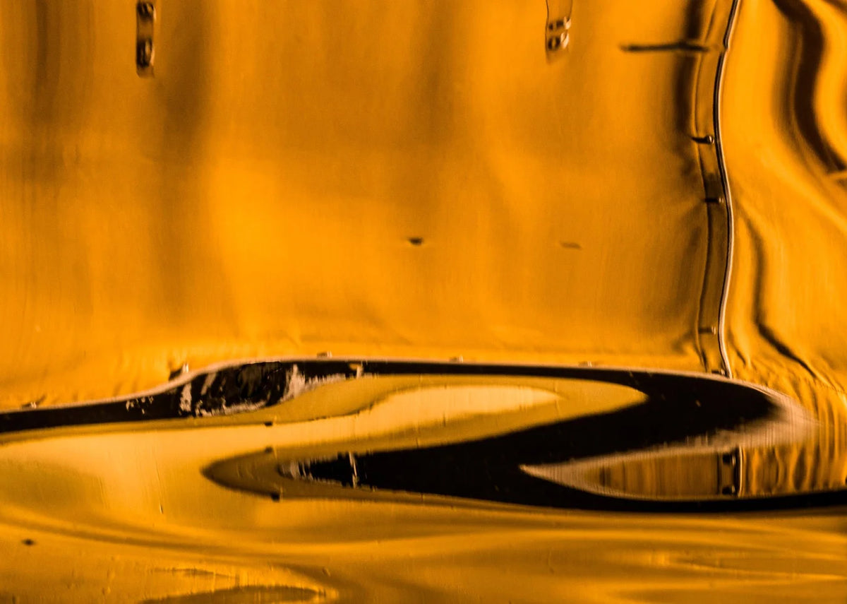 Oil Vein in the Middle Land - Aerial & Earth artwork by Ralph Kerle, warm composition
