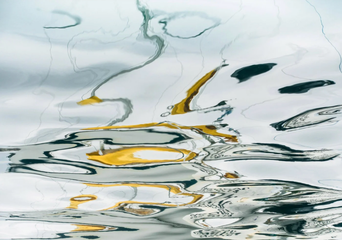 Yellow Dance Notation 1 by Ralph Kerle - in-context installation view