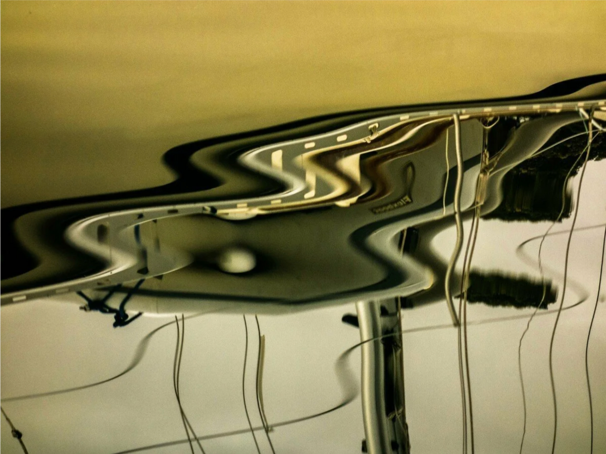 Water Reflection Notation 1 by Ralph Kerle - in-context installation view