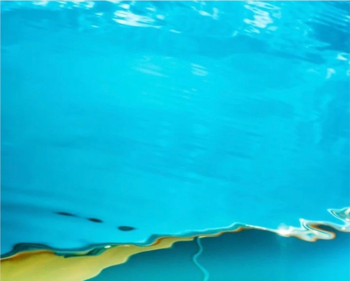 Offshore Aerial View - Blue by Ralph Kerle - in-context installation view