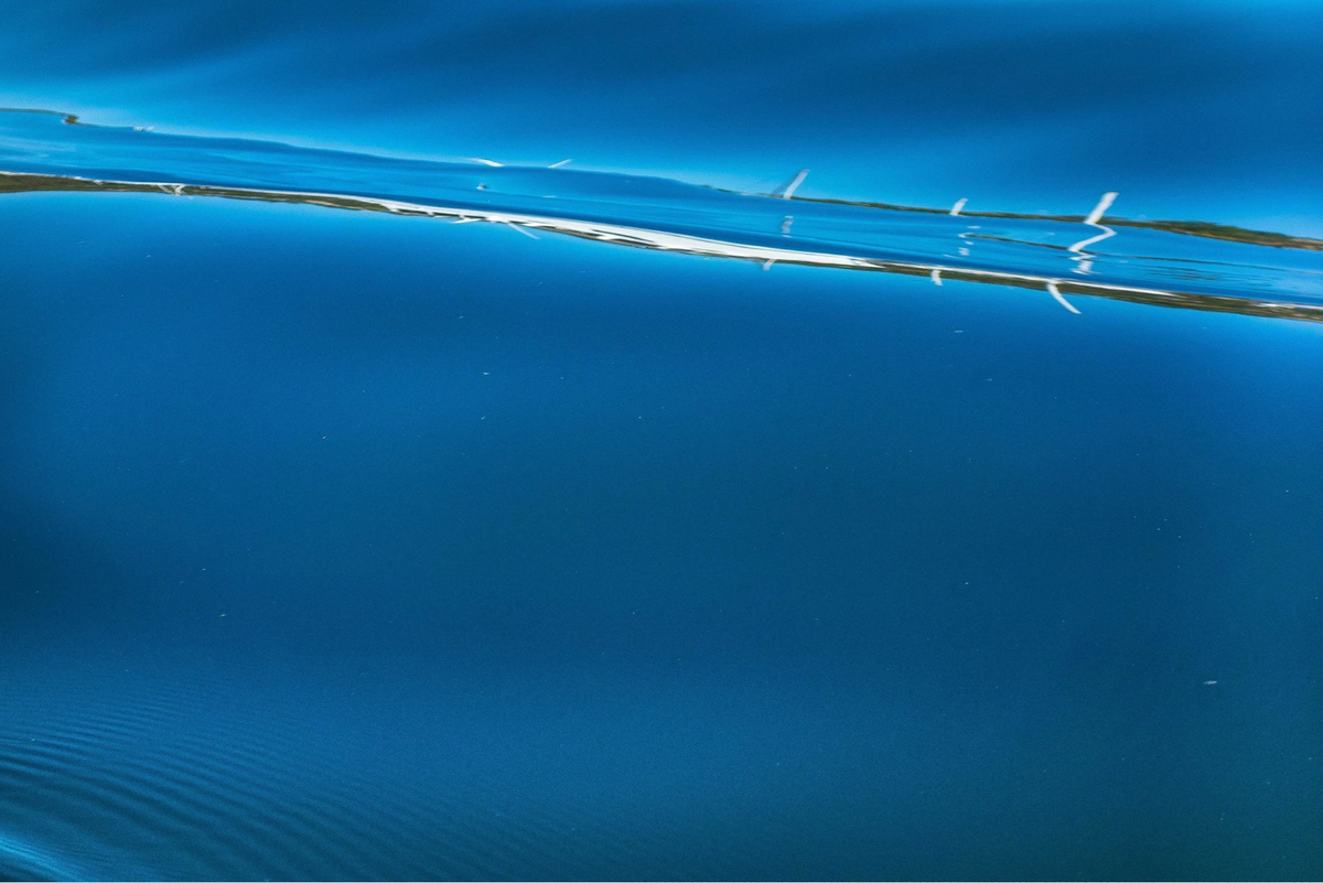 Mast on Blue Water by Ralph Kerle - in-context installation view