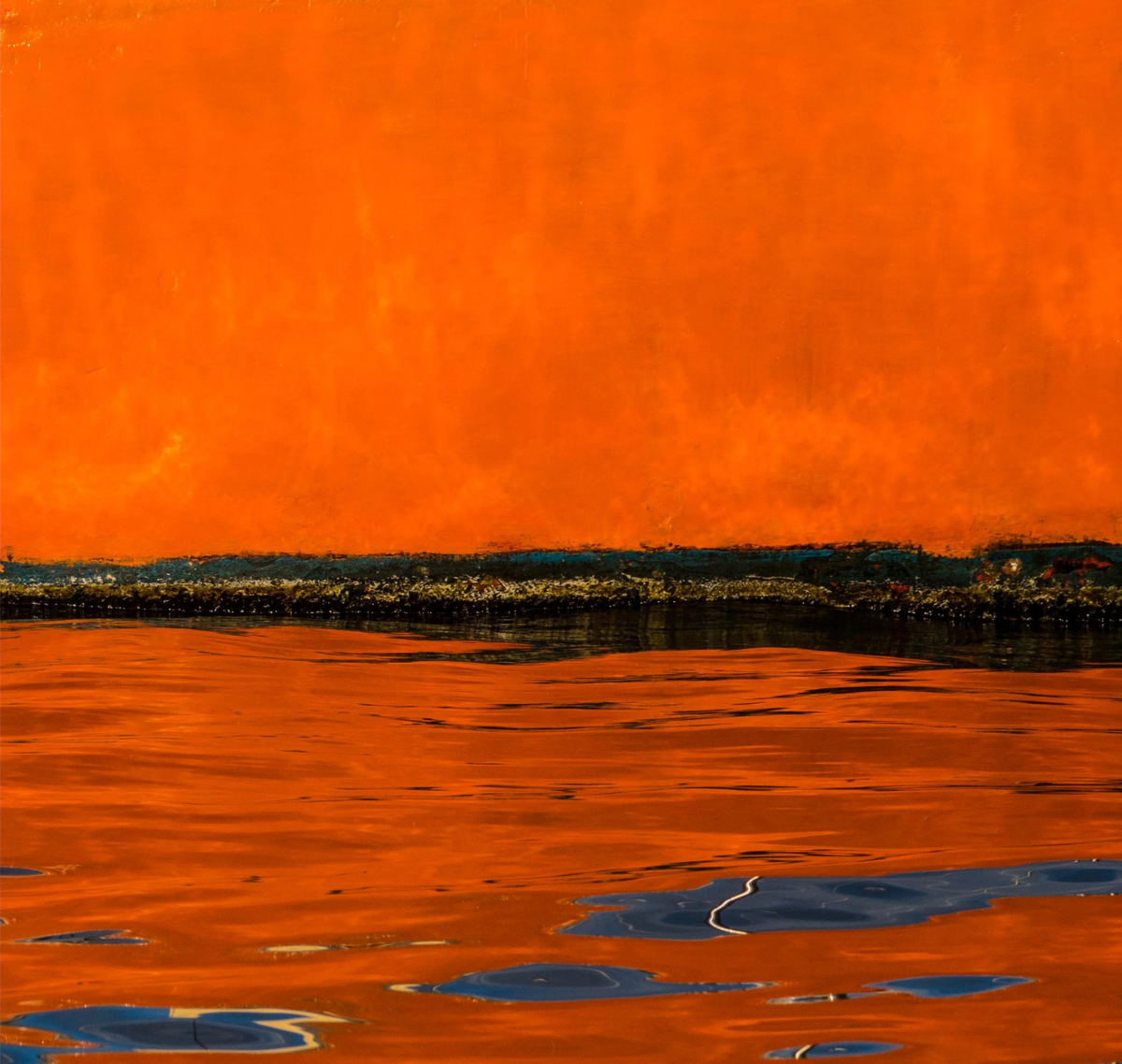 Orange Water by Ralph Kerle - in-context installation view
