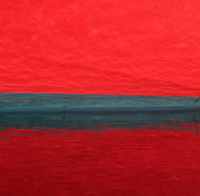 Red Water - Coastal & Ocean artwork by Ralph Kerle, warm composition